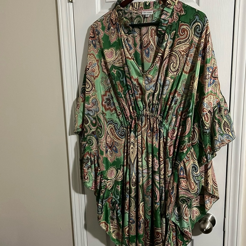 Karma Highway Boho Paisley Dress - One Size Fits All.